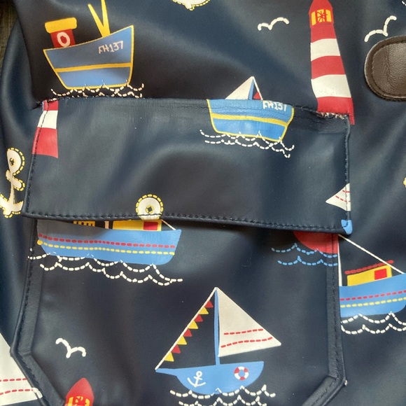 JoJo Maman Bebe Lined Toggle Raincoat 18-24 months. - Picture 7 of 11